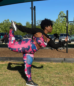 Purple  Camo Leggings